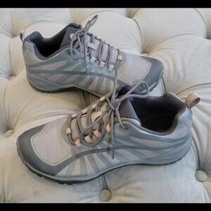 Merrell Siren Edge Q2 Running Hiking Shoe Womens Size 9 Gray Pink Low Top J46612